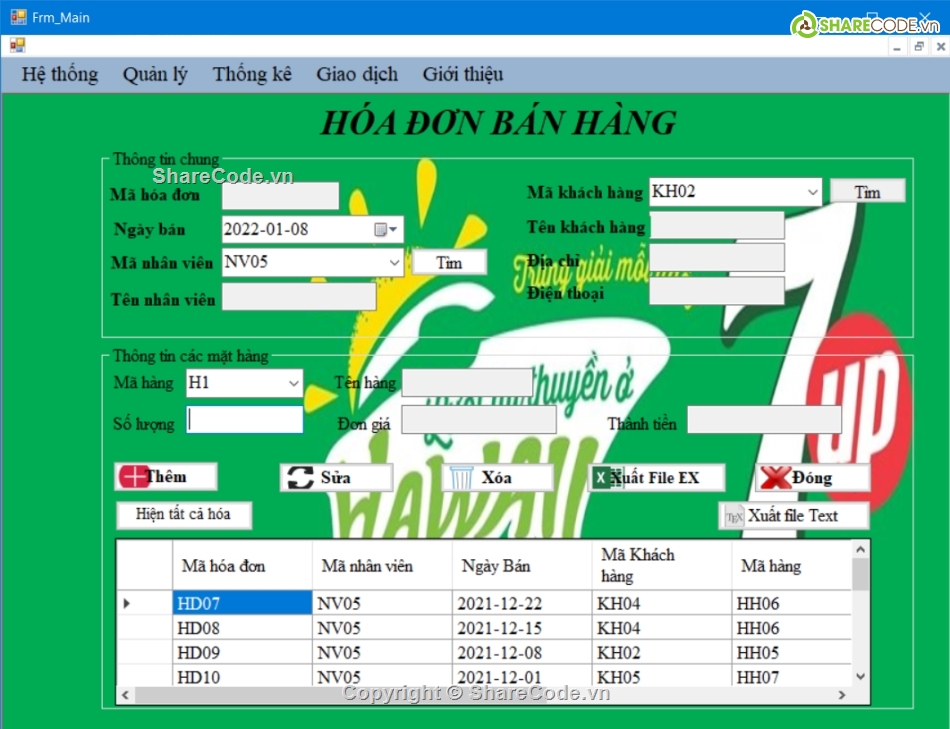 quản lý cửa hàng,C# 3 lớp,C# Quản lý của hàng,Code mô hình 3 lớp